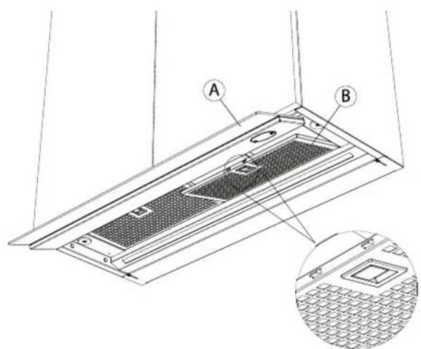 NOVY Fusion Pro 8740 - Accès au filtré à graisses - 1