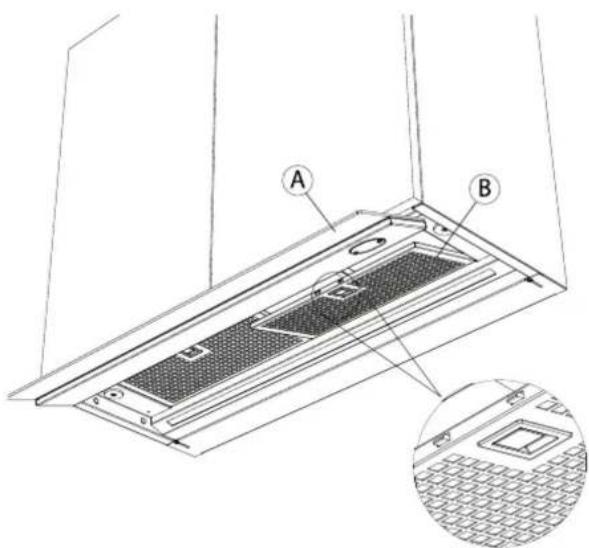 NOVY Fusion Pro 8740 - Zugang zum Fettfilter - 1