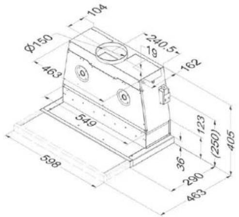 NOVY Telescopic Glass 691 - Afmetingen - Dimensions - Abmessungen - Dimensions - 2