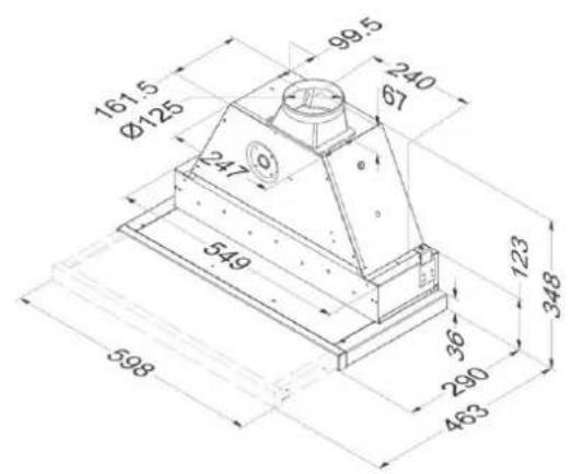 NOVY Telescopic Glass 691 - Afmetingen - Dimensions - Abmessungen - Dimensions - 1