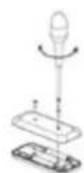 NOVY Pureline Compact 6812 - Remplacement des piles - 1