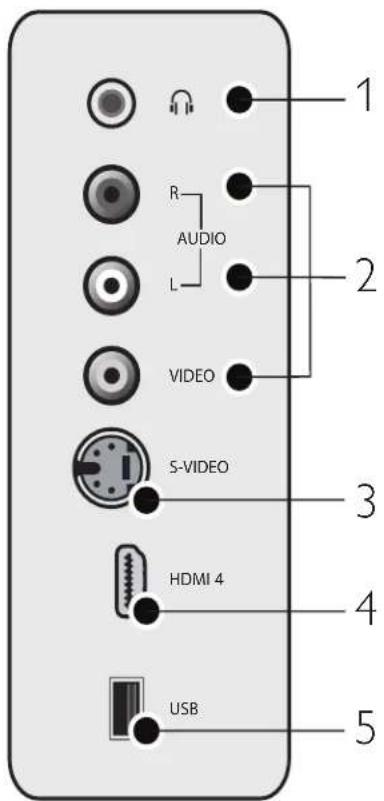 MAGNAVOX 47MF439B - Vue d'ensemble des connexions - 2