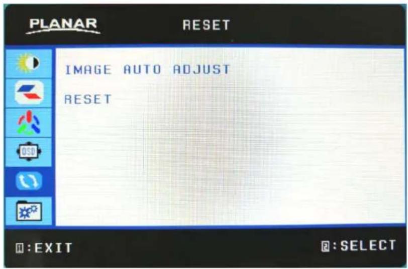 Planar PLN2200 - OSD SETTING - 1