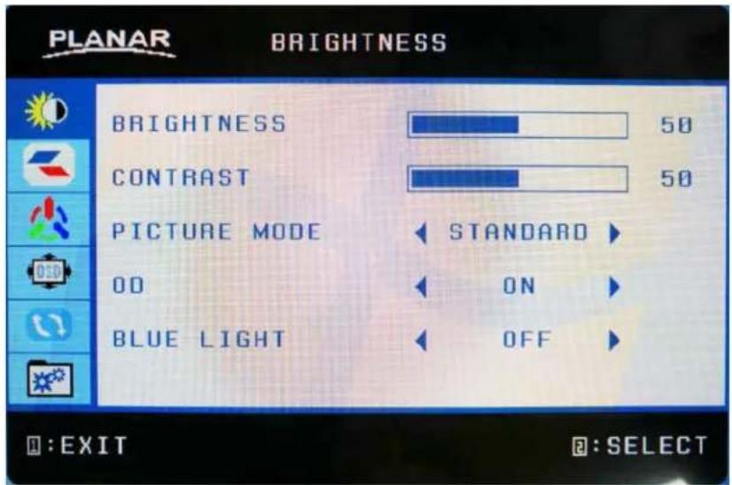 Planar PLN2200 - OSD lock out Function - 1