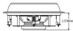 Mirage OC55 - PRODUCT DIMENSIONS: HOLE CUT-OUT DIMENSIONS: - 2