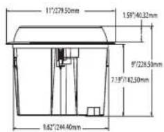 Mirage OC55 - PRODUKT/HULLETS UDSKÄERINGSDIMSONER - 1