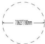 Mirage OC55 - PRODUKTABMESSAGENGEN: ÖFFNUNGSABMESSAGENGEN: - 7