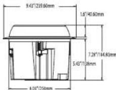 Mirage OC55 - PRODUKTABMESSAGENGEN: ÖFFNUNGSABMESSAGENGEN: - 5
