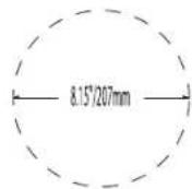 Mirage OC55 - PRODUKTABMESSAGENGEN: ÖFFNUNGSABMESSAGENGEN: - 4