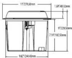 Mirage OC55 - DIMENSOES DO PRODUCTO / ORIFICIOS DE Corte - 1