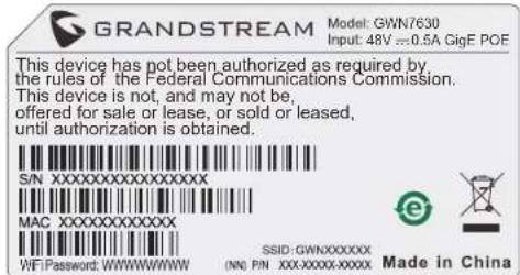 GRANDSTREAM GWN7630 - 顶式安装 - 5