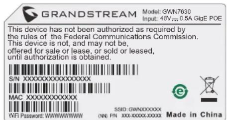 GRANDSTREAM GWN7630 - Montura de Techo - 5