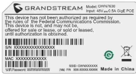 GRANDSTREAM GWN7630 - CONECTAR À REDE WI-FI PADRAO DO GWN7630 - 1