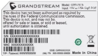 GRANDSTREAM GWN7615 - COLLEGAMENTO DEL GWN7615 ALLA RETE WI-FI PREDEFINITA - 1