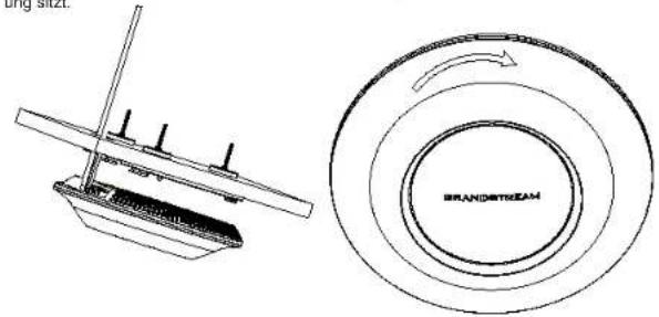 GRANDSTREAM GWN7600 - Wandmontage - 9