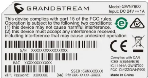 GRANDSTREAM GWN7600 - VERBINDEN SIE SICH MIT DEM VOREINGESTELLTEN WIFI-NETZWERK DES GWN7600 - 1