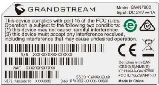 GRANDSTREAM GWN7600 - 连接到GWN7600默认的无线网络 - 1