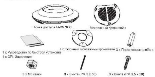 GRANDSTREAM GWN7600 - МЕРЫ ПРЕДОСТОРОЖНОСТИ - 1