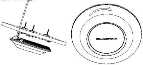 GRANDSTREAM GWN7600 - Montaggio a soffitto - 4