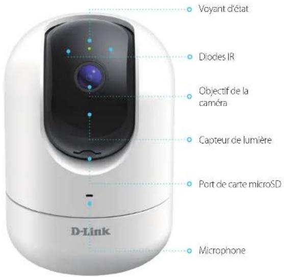 D-LINK DCS8526LH - Vue d'ensemble du matériel - 1