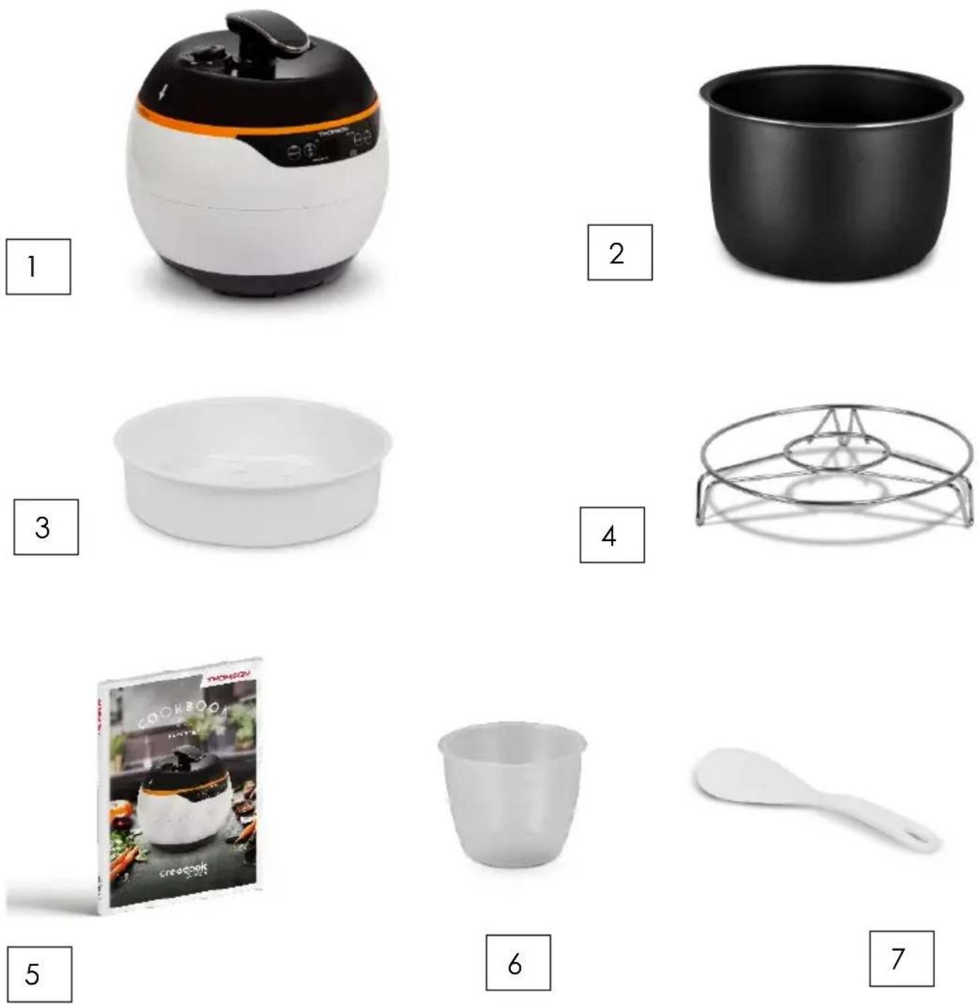 THOMSON CreaCook Express THPC9410 - Contenu du produit - 1