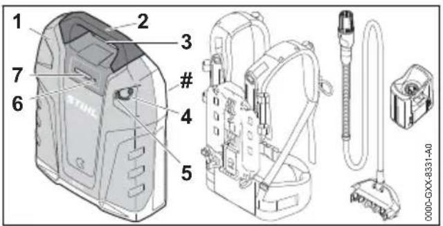 STIHL AR 3000 L - Batteri - 1