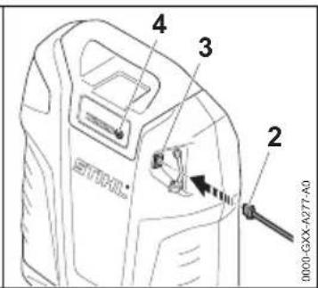 STIHL AR 3000 L - Anslut och ladda USB-maskiner - 2
