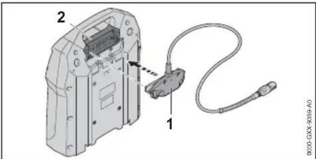 STIHL AR 3000 L - Fitting the Connecting Cable - 1