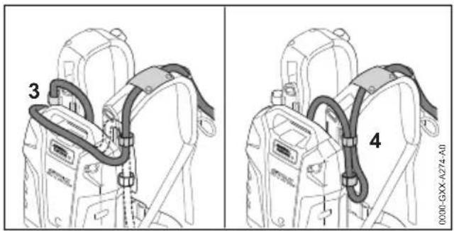 STIHL AR 3000 L - Anschlussleitung verlegen und einstellen - 2