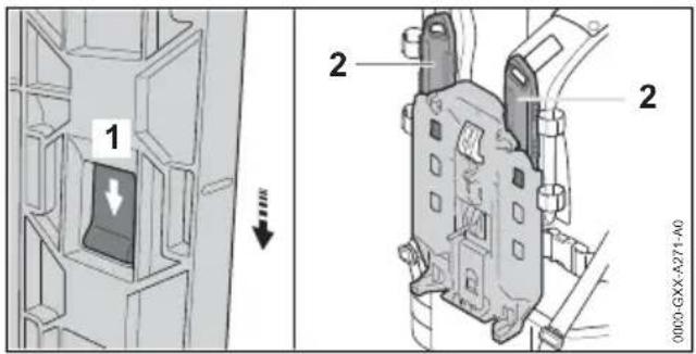 STIHL AR 3000 L - Adjusting Carrying System to Suit User's Height - 1