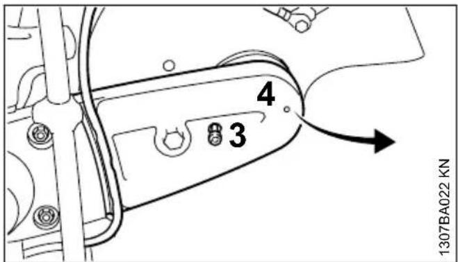 STIHL TS 500i - Remplacement de la cour-roie poly-V - 2