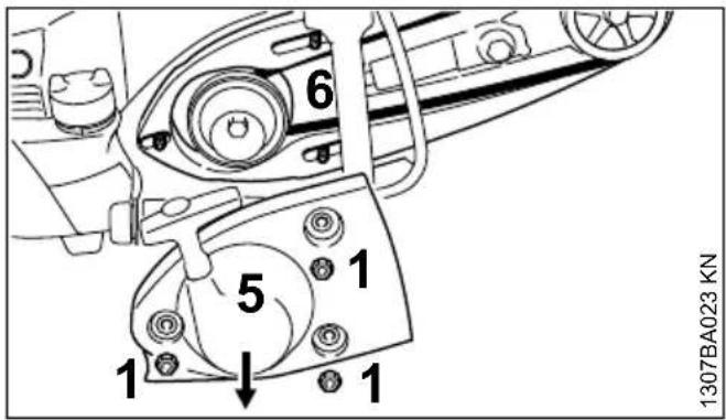 STIHL TS 500i - Keilrippenriemen wechseln - 3