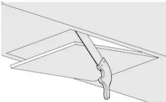 BEKO HNU51312S - Drilling Mounting Holes - 1