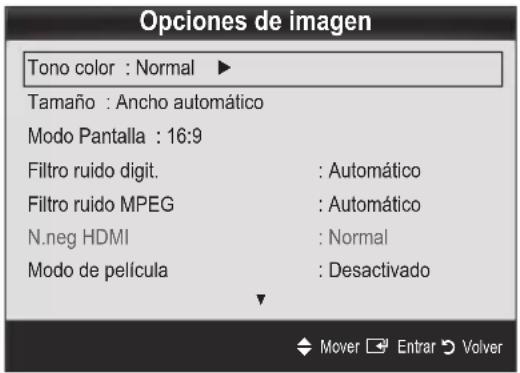 SAMSUNG UE55C6990 - Opiones deImagen - 1