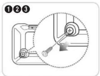 SAMSUNG UE55C6990 - Montaje del cable de alimentacion - 1