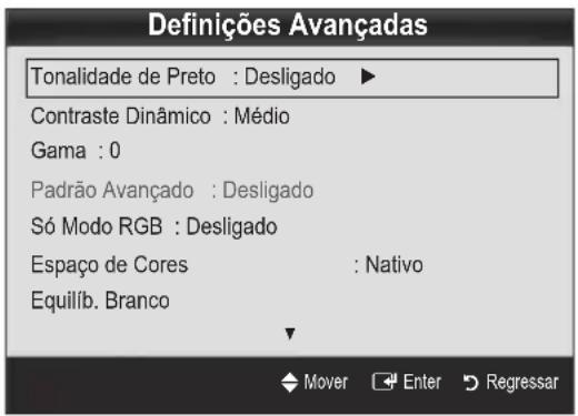 SAMSUNG UE55C6990 - Definições Avançadas - 1