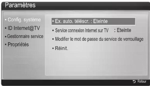 SAMSUNG UE55C6990 - Paramètres - 1