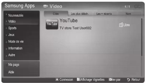 SAMSUNG UE55C6990 - Samsung Apps - 1