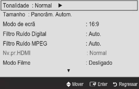 SAMSUNG UE55C6990 - Opçoes de Imagem - 1