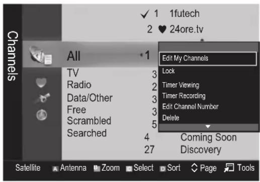 SAMSUNG UE55C6990 - My Channels - 1