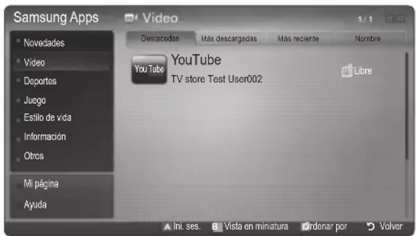 SAMSUNG UE55C6990 - Samsung Apps - 1