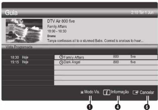 SAMSUNG UE55C6990 - Utilização da função Vista Programada - 1