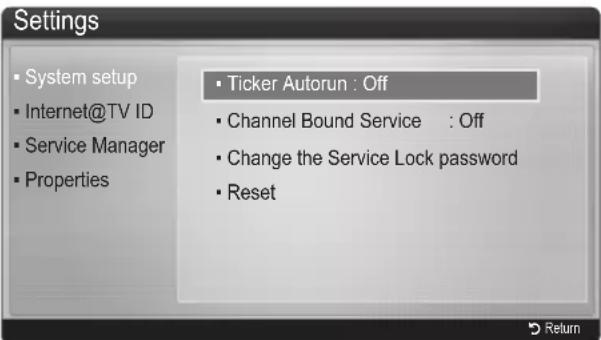 SAMSUNG UE55C6990 - Settings - 1