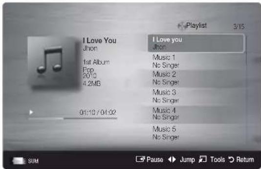 SAMSUNG UE55C6990 - Playing Music - 1