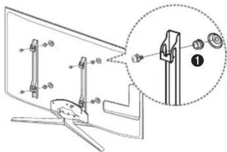SAMSUNG UE55C6990 - Preparation avant l'installation d'un dispositif de fixation murale - 2