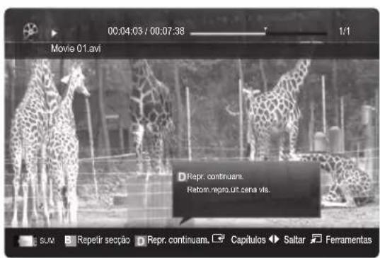 SAMSUNG UE55C6990 - Reproduzir o programa de televisao gravado - 1