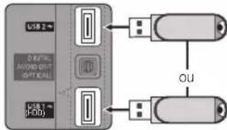 SAMSUNG UE55C6990 - Connexion d'un periphérique USB - 1