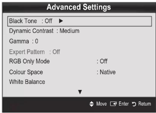 SAMSUNG UE55C6990 - Advanced Settings - 1