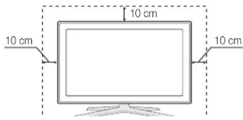 SAMSUNG UE55C6990 - Instalacao com uma base. Instalacao com um suporte de montagem na parede - 1