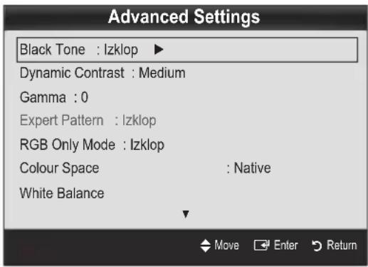 SAMSUNG UE55C6990 - Advanced Settings - 1